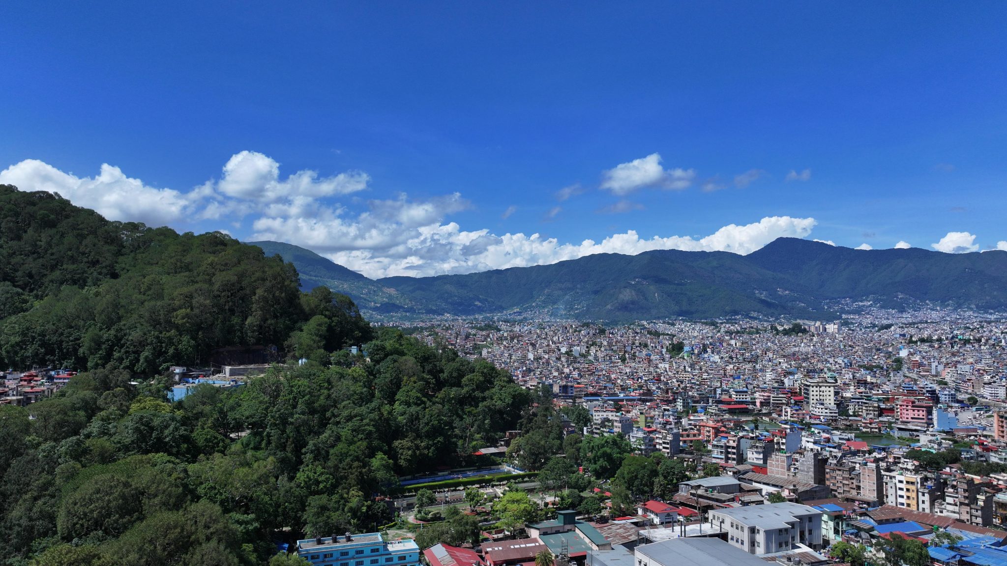 आकाशबाट देखिएको नागार्जुन, गोलढुङगा र बालाजु क्षेत्र (तस्बिरहरू)