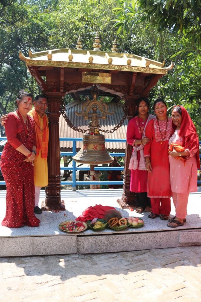 Shrestha Family Donates Largest Bell to Manakamana Temple in Sankhuwasabha