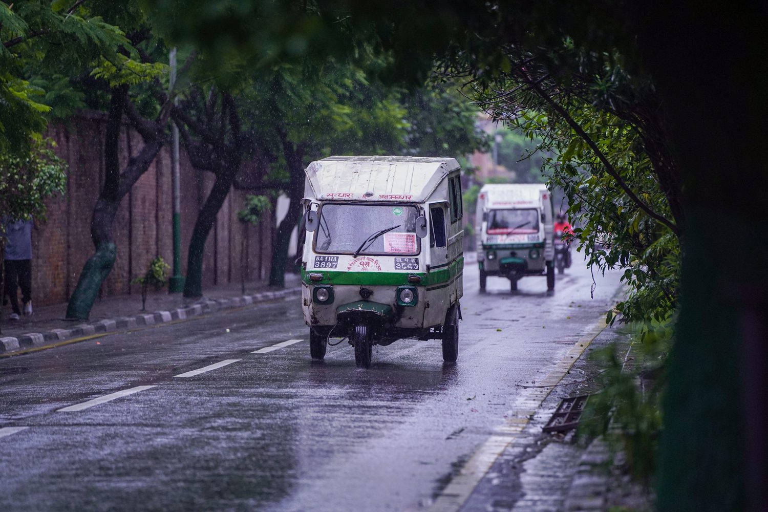 काठमाडौं उपत्यकामा वर्षा (तस्बिरहरु)