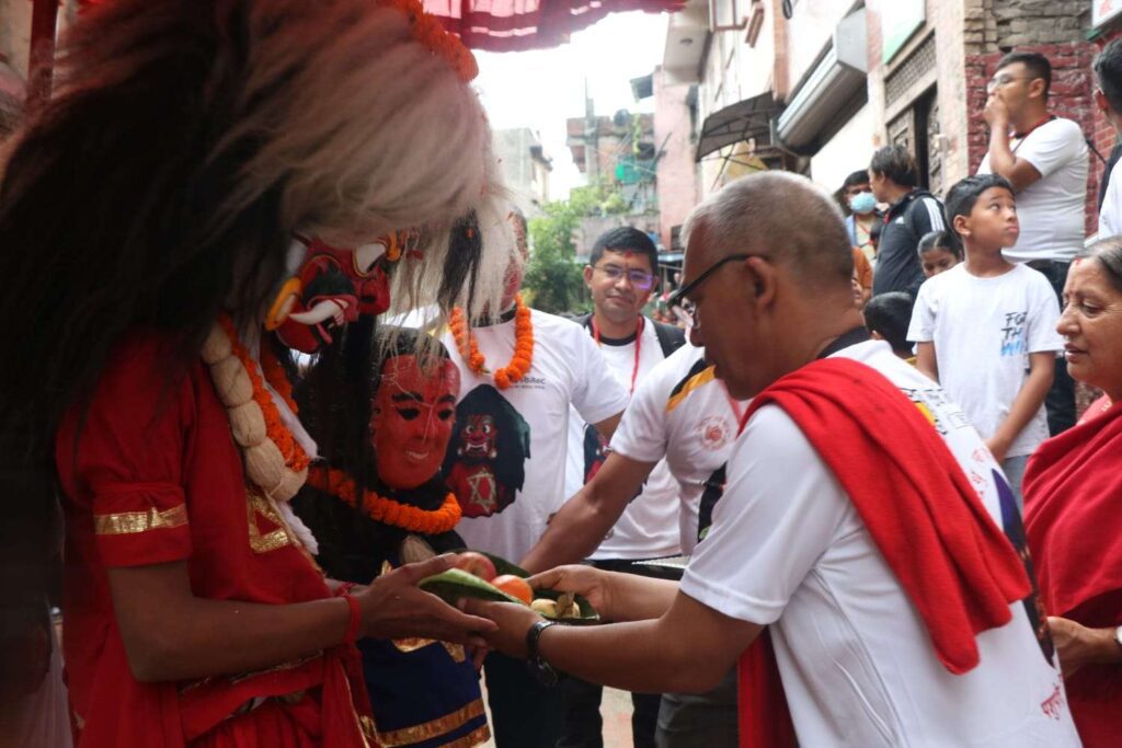 पशुपति क्षेत्रमा ऐतिहासिक लाखे झ्यालिन्छ नाच सुरू