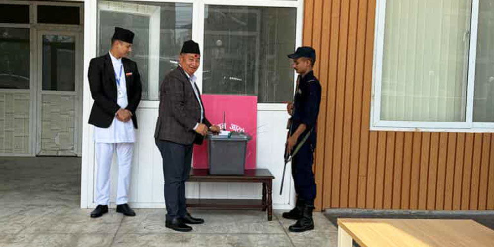 कांग्रेसको बागमती प्रदेश संसदीय दलको नेताका लागि मतदान सुरु
