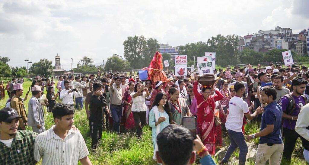 टुँडिखेलमा गौरा पर्वको रौनक (तस्विरहरु)