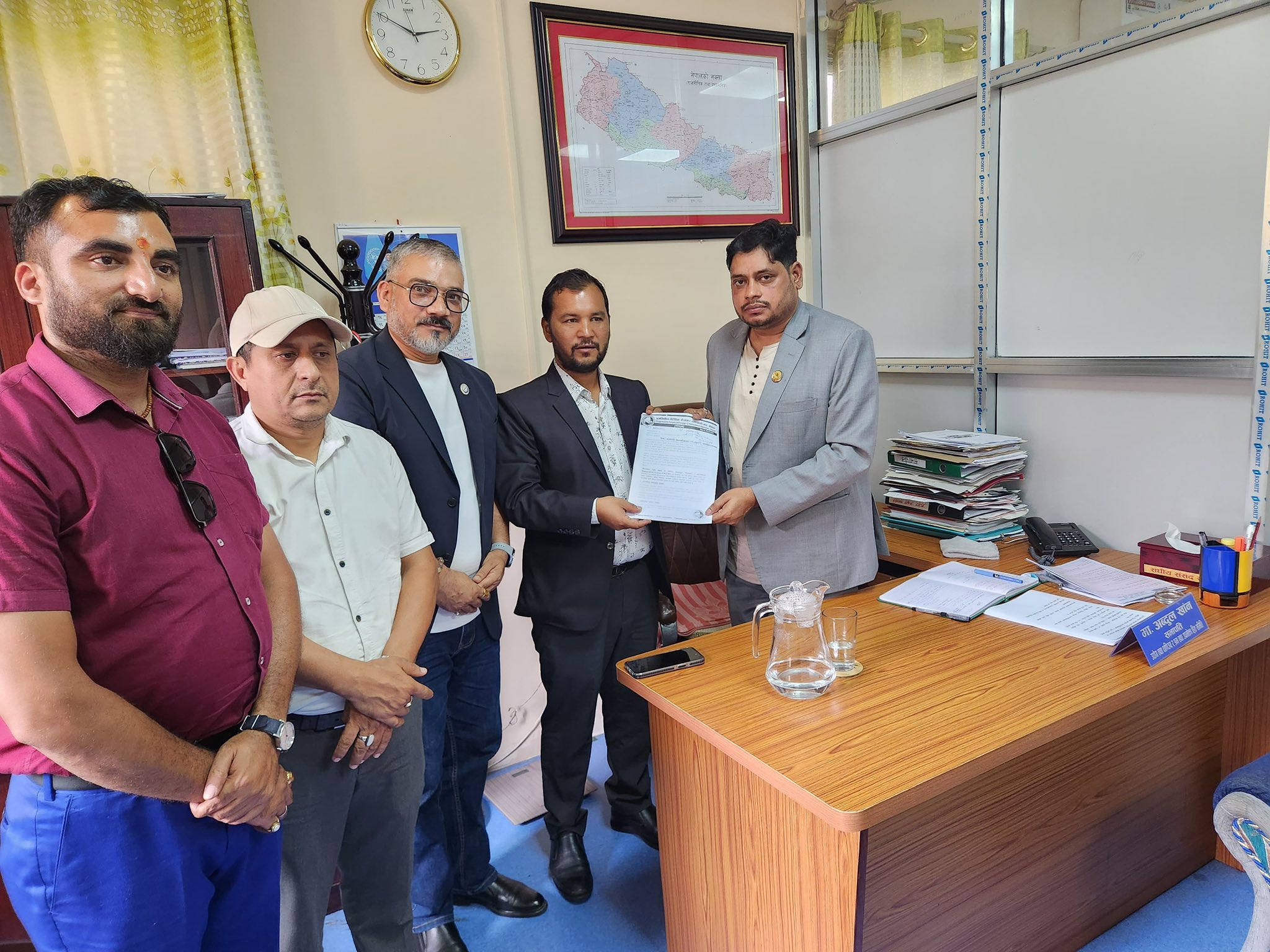 मलेसिया सिण्डिकेट रोक्न मञ्चको पहल, सभामुख घिमिरे र सभापति खानलाई गरायो ध्यानाकर्षण