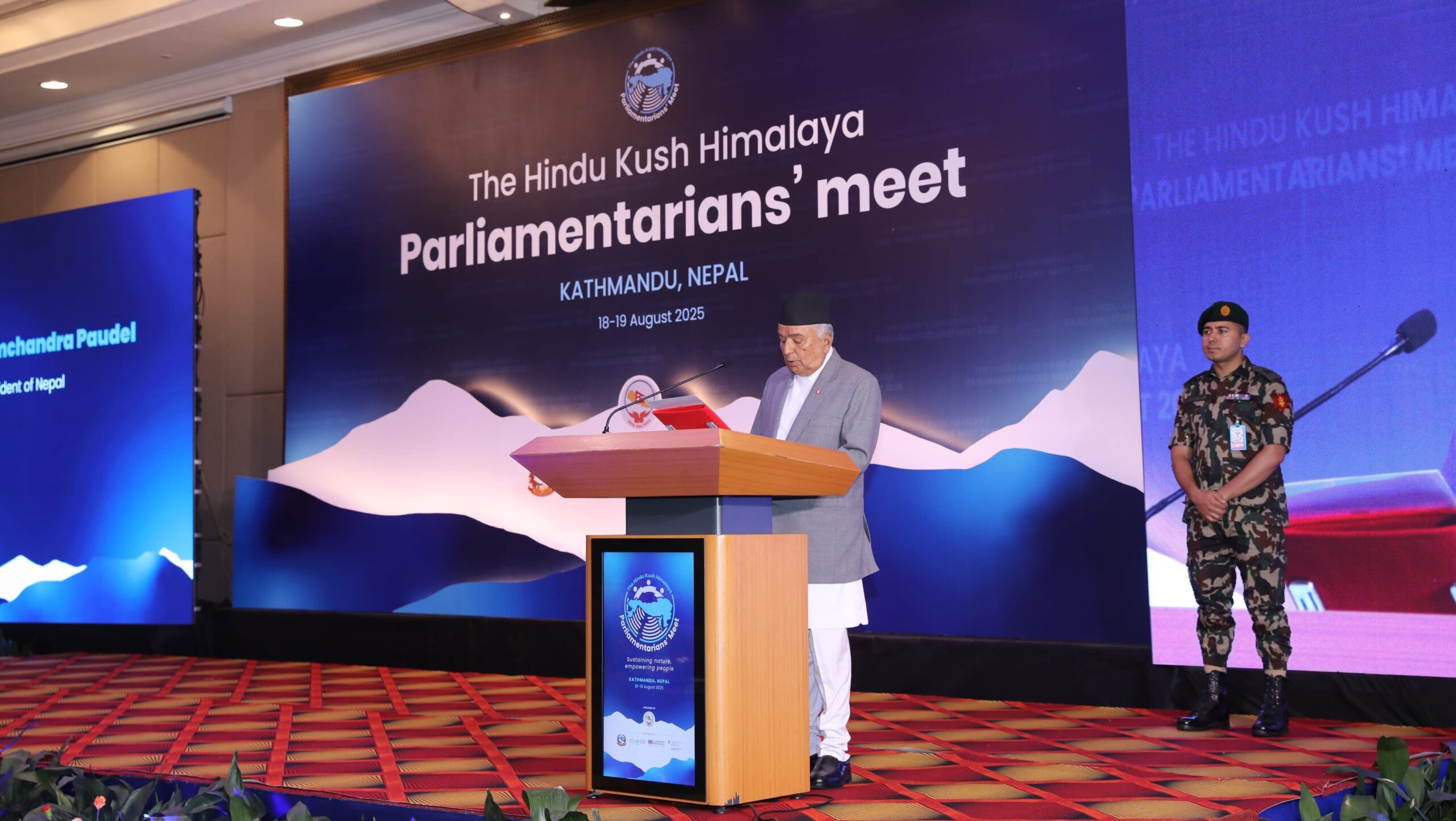 जलवायु परिवर्तनले ल्याएको संकटलाई सबै मिलेर पार लगाऔं : राष्ट्रपति पौडेल