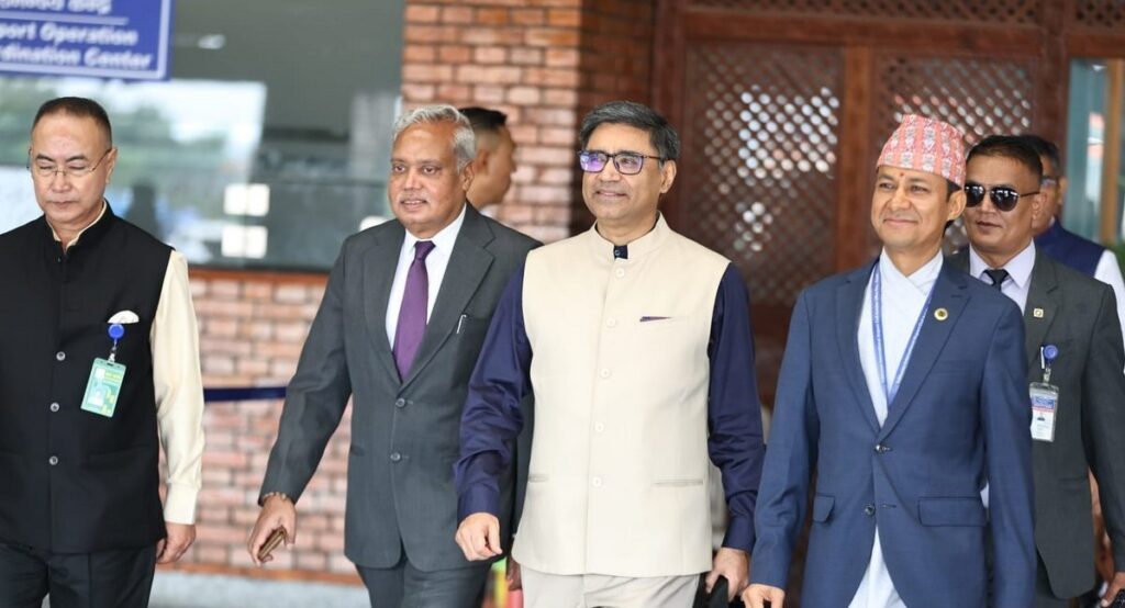 भारतका विदेश सचिव मिश्री काठमाडौं आइपुगे