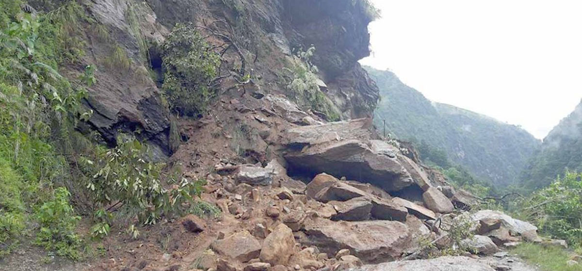 पहिरोले कालीगण्डकी करिडोर अवरुद्ध