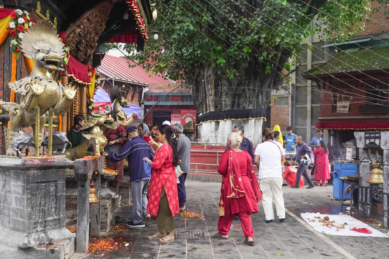 नवरात्रको दोस्रो दिन मैतीदेवी मन्दिरमा भक्तजनहरुको घुइँचो (तस्वीरहरु)