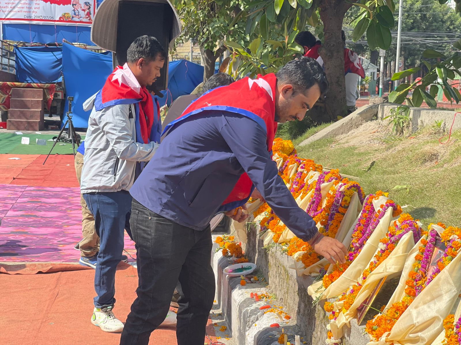 जेन–जी पुस्ताद्वारा माइतीघरमा सामूहिक भाइटीका (तस्विरहरु)