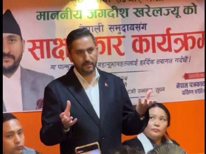 सञ्चारमन्त्री खरेल भन्छन, ‘निर्वाचनको वातावरण बनिसकेको छ’