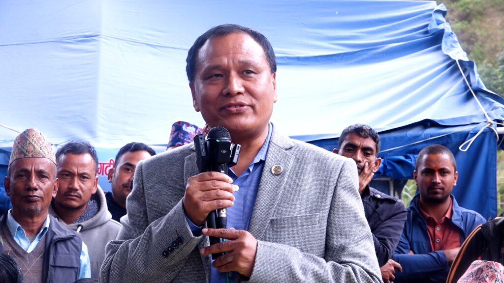 बन्चरेडाँडा ल्यान्डफिल्ड क्षेत्रको समस्या समाधान गर्ने मन्त्री घिसिङको प्रतिवद्धता