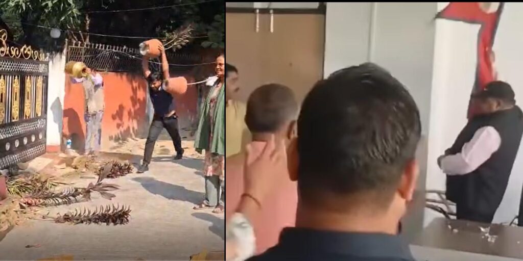 मधेश प्रदेशका मुख्यमन्त्री र प्रदेश प्रमुखको कार्यालय तोडफोड