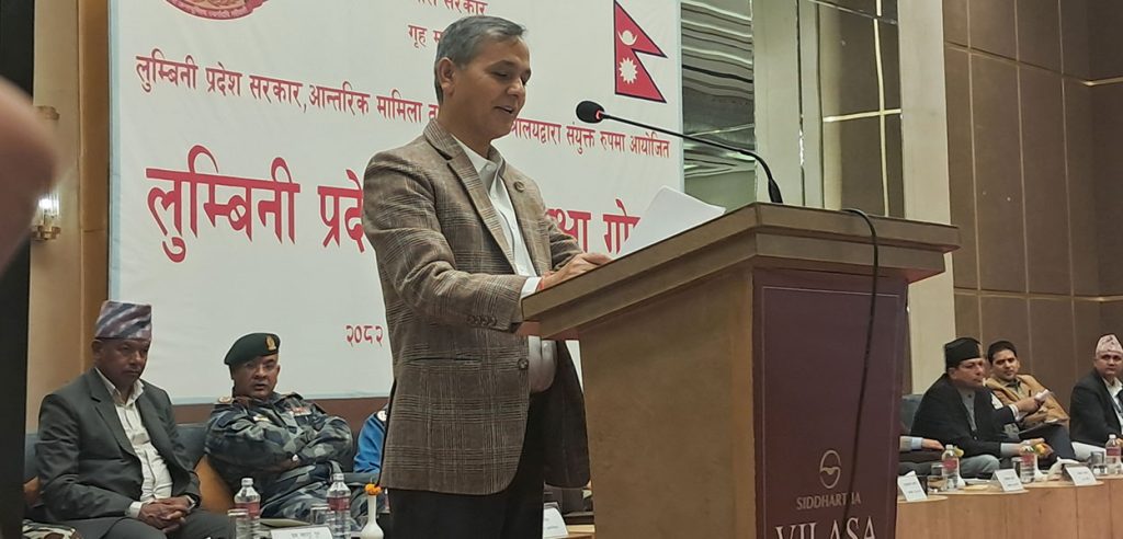 निर्वाचित सरकारलाई सत्ता हस्तान्तरण गर्न आतुर छौं : गृहमन्त्री अर्याल