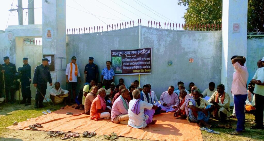 सर्लाहीका आन्दोलित उखु किसान र उद्योगीबीच ४ बुँदे सहमति