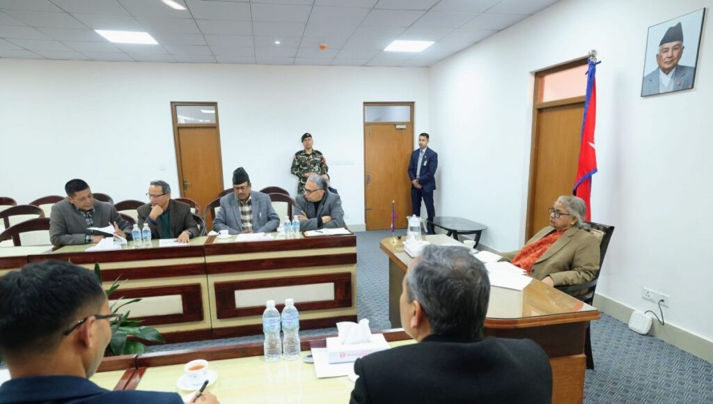 प्रधानमन्त्री कार्की र जाँचबुझ आयोगबीच छलफल