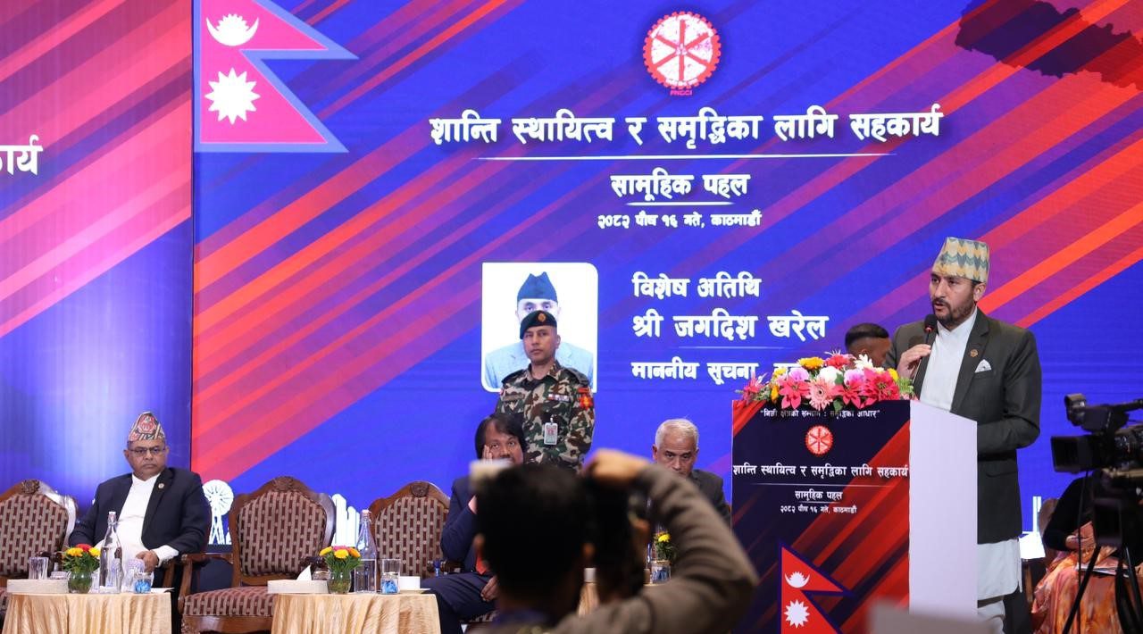 सरकार दृढताका साथ निर्वाचनमा अगाडि बढेको छ : सञ्चारमन्त्री खरेल