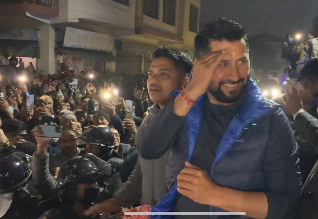 थुनामुक्त भएपछि रवि लामिछानेको पहिलो सार्वजनिक कार्यक्रम चितवनमा