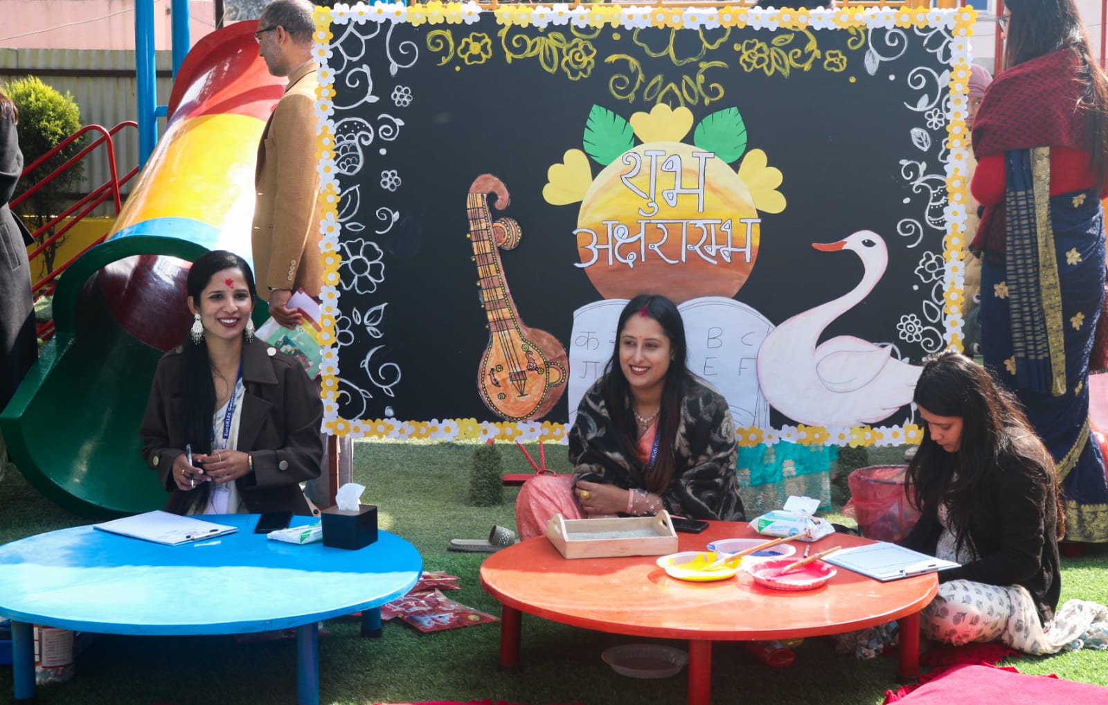 ज्ञान र संस्कारको संगम : युरो किड्स, गोठाटारमा सरस्वती पूजा भव्य रूपमा सम्पन्न