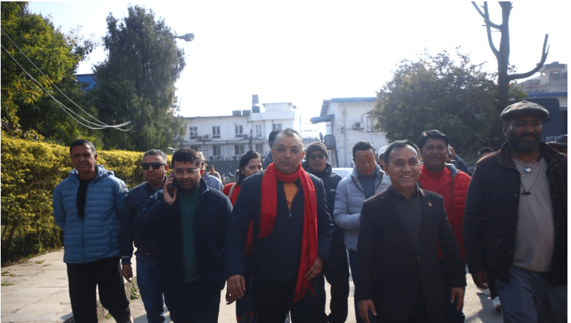 पार्टी विवरण अध्यावधिक गर्न गगन थापा पुगे निर्वाचन आयोग