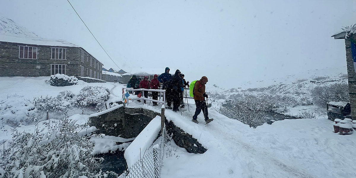 हुम्लामा हिमपात, जनजीवन प्रभावित