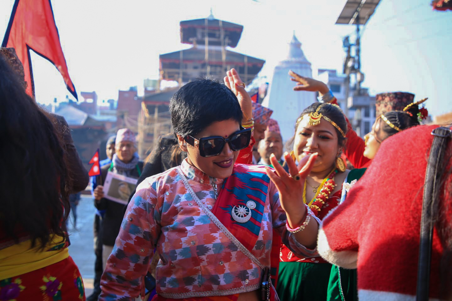 बसन्तपुरमा राष्ट्रिय पोशाक तथा टोपी दिवसको रौनक (तस्विरहरु)