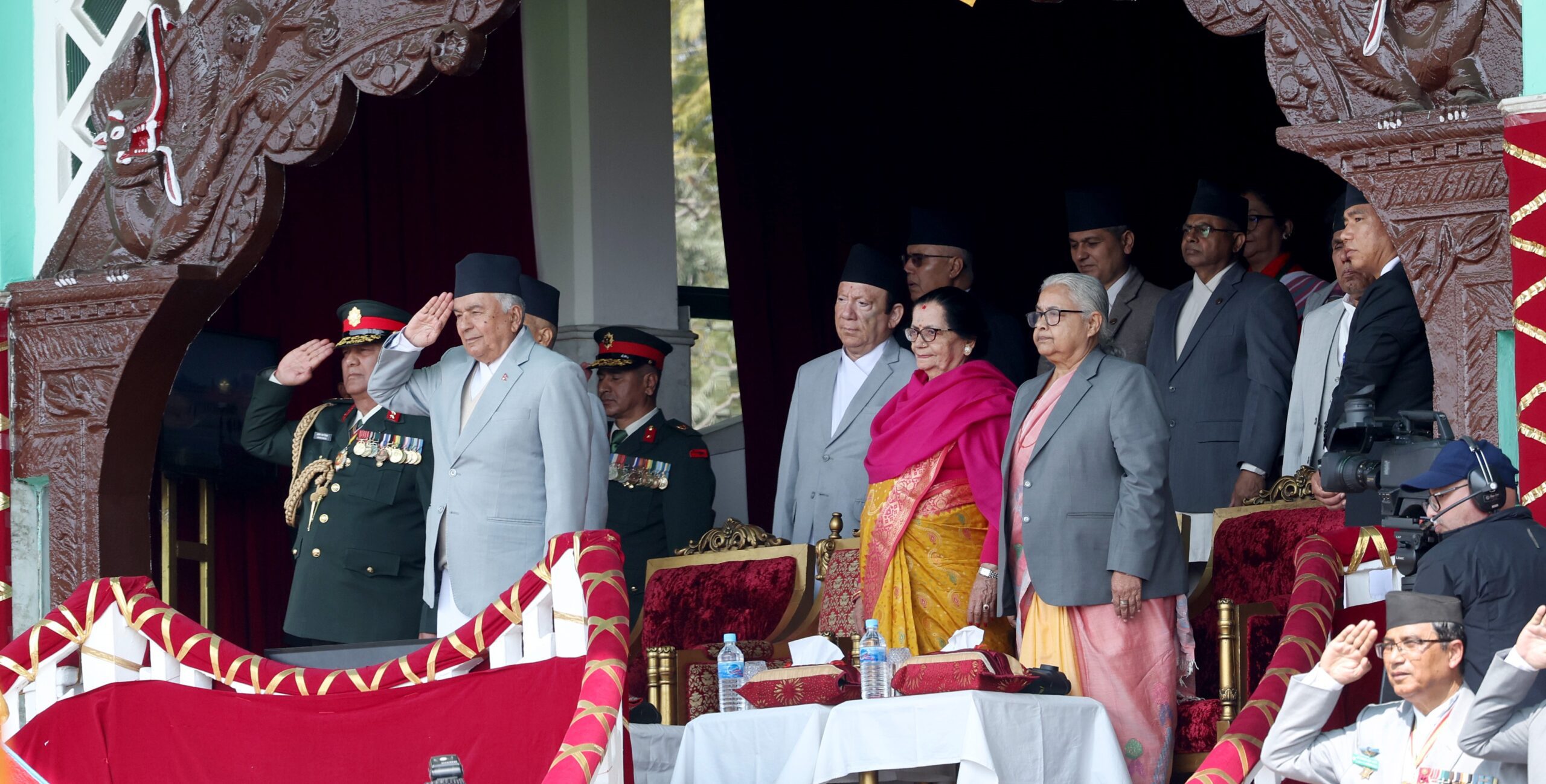 सेना दिवस–२०८२ को समारोहमा राष्ट्रपति पौडेल र प्रधानमन्त्री कार्की सहभागी