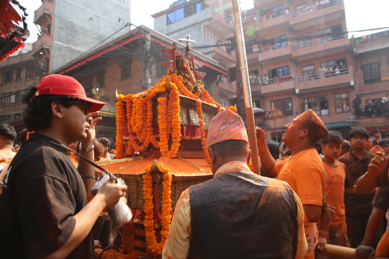 मध्यपुर थिमिमा सिन्दूर जात्राको रौनक (तस्वीरहरु)
