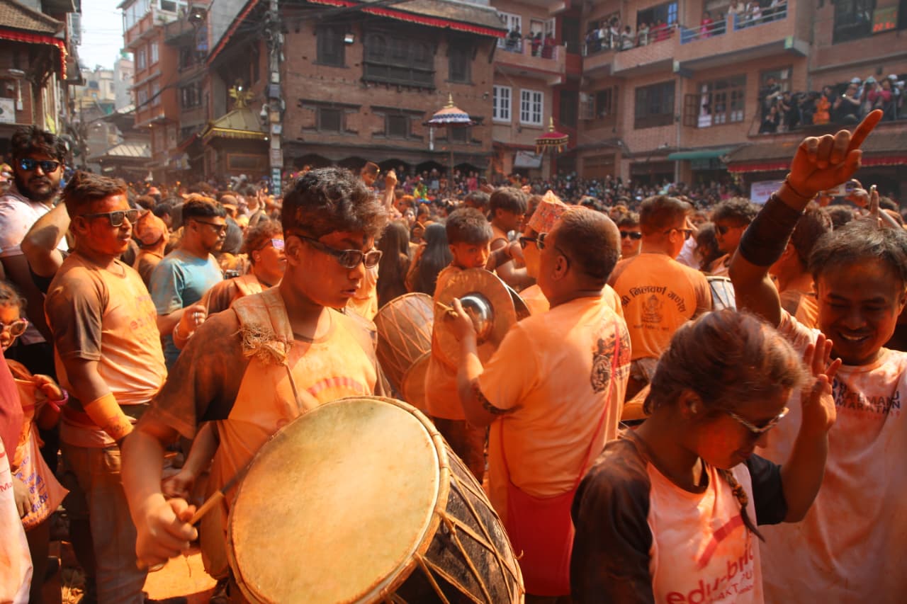 मध्यपुर थिमिमा सिन्दूर जात्राको रौनक (तस्वीरहरु)