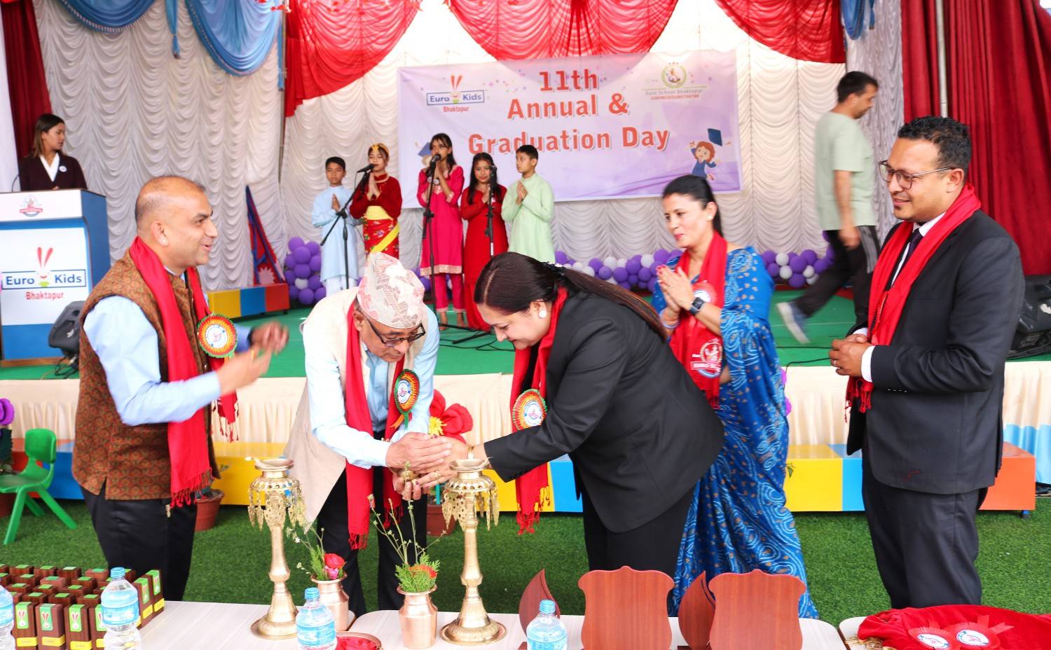 युरोकिड्स सृजनानगर , भक्तपुरको वार्षिकोत्सव तथा दिक्षान्त समारोह भव्य रूपमा सम्पन्न