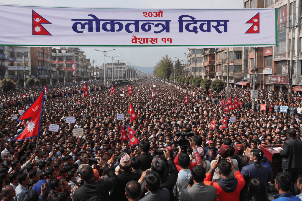 आज बीसौँ लोकतन्त्र दिवस मनाइँदै