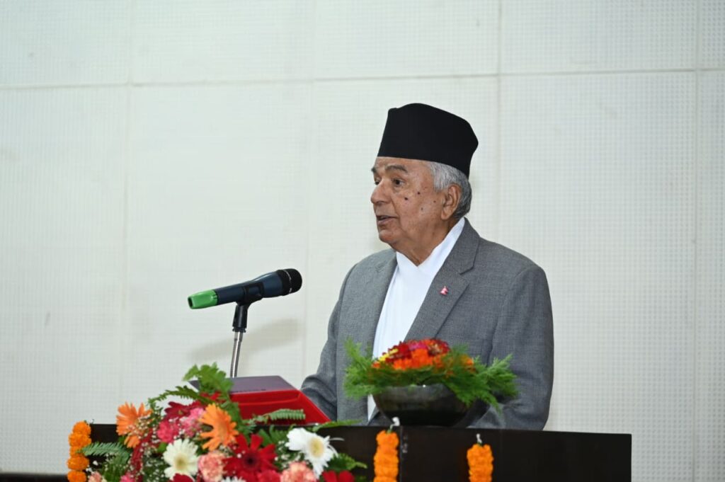 धान उत्पादनमा आत्मनिर्भर बन्नुपर्नेमा राष्ट्रपतिको जोड
